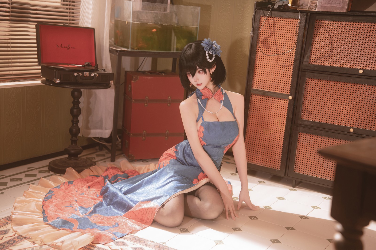 Seya-狮砸 – 碧蓝航线 建武 Cosplay 高清写真（8P-136.8MB）插图1