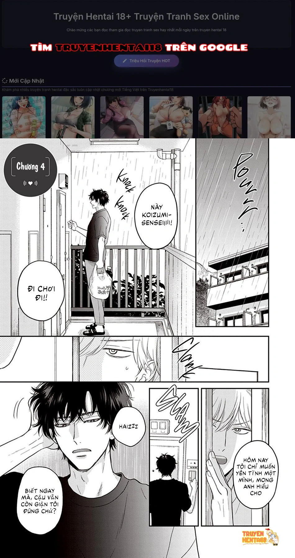 Koizumi-sensei Không Muốn Bị Phát Hiện - Chapter 4