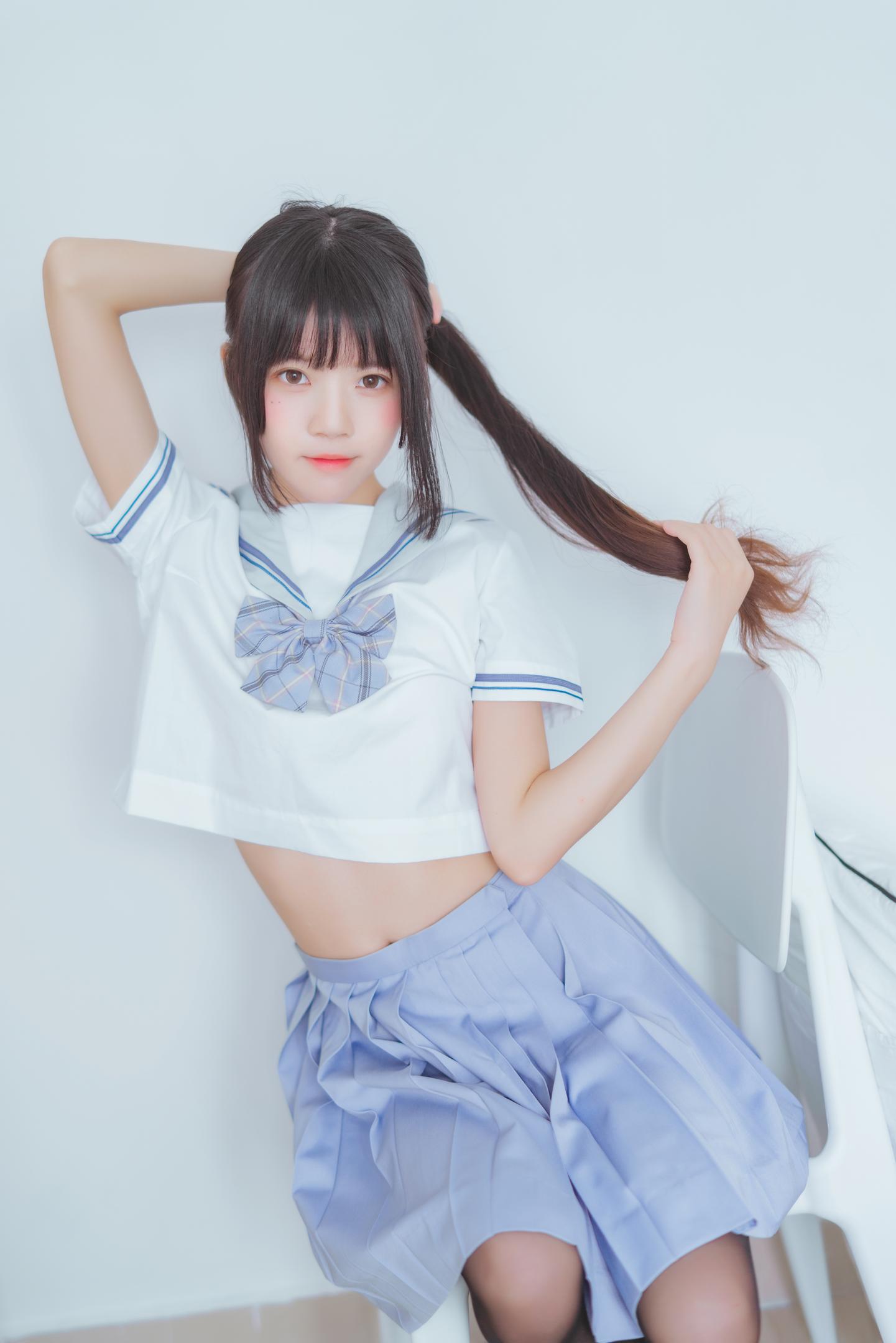 桜桃喵 NO.062 桜桃未熟2 黑丝校服 19