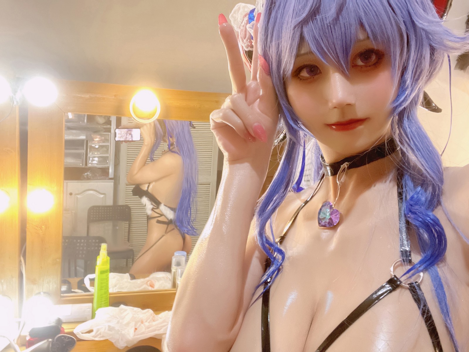 桜满三时 – 原神 甘雨魅魔写真照[130P-1.21G]插图8