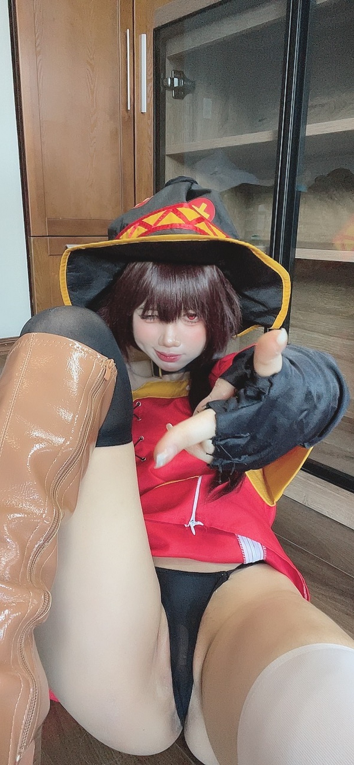 PoppaChan Megumin Cosplay (Konosuba) – 128 Photos 12 Videos 1.01GB插图2