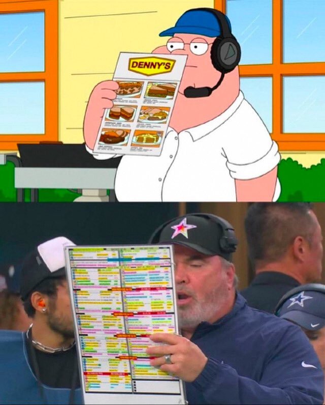Denny's Playbook Menu Denny's Playbook Menu — laminated playbook-style menu by Denny's for football season, high-resolution hero image