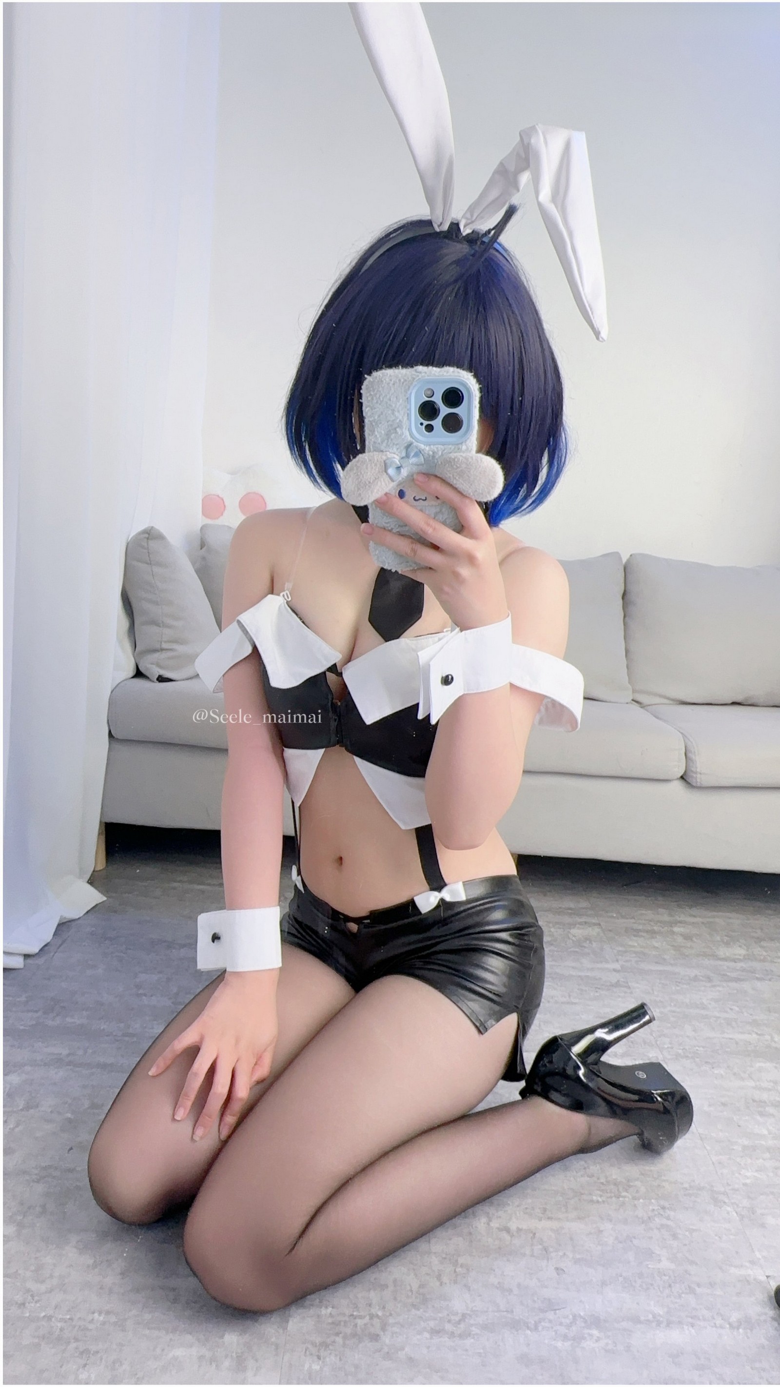 Seele麦麦兔女郎希儿 Cosplay 写真集｜崩坏3高质量高清图包（83P-147.3M）插图3