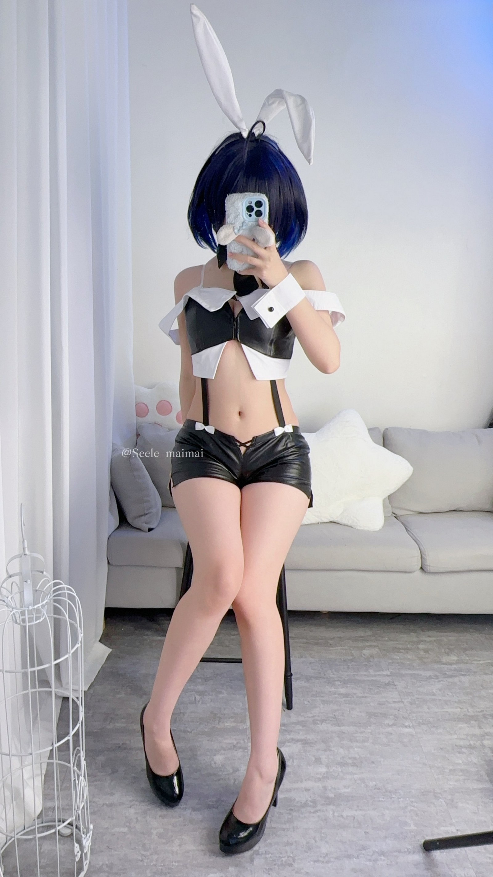Seele麦麦兔女郎希儿 Cosplay 写真集｜崩坏3高质量高清图包（83P-147.3M）插图2
