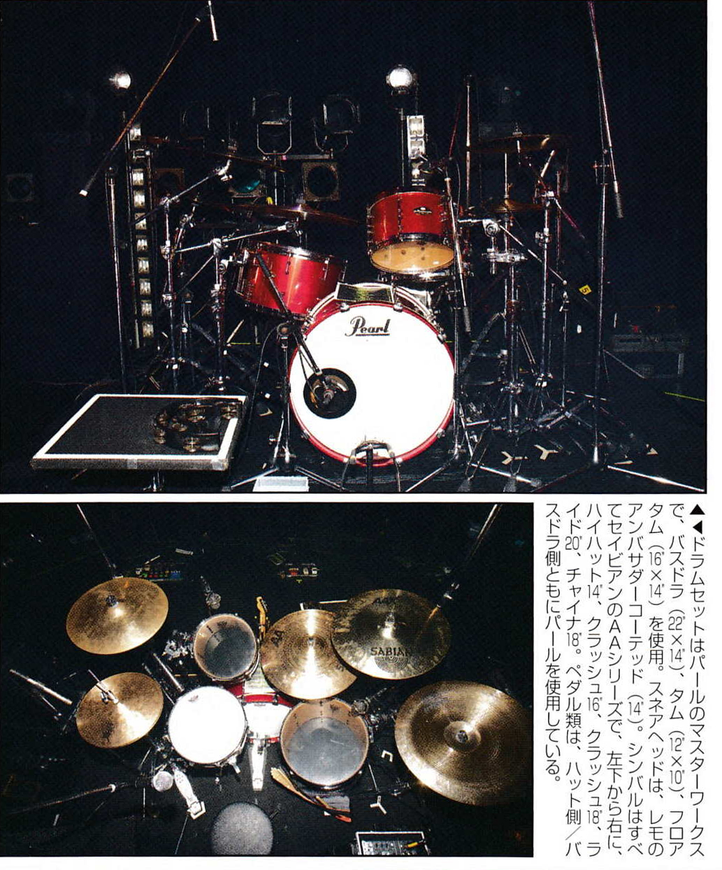 RINA'S GEAR Rina-redmasterworksdrums