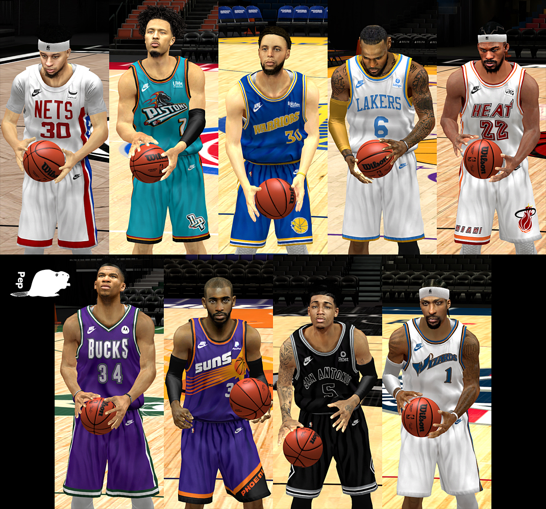 NBA 2K13 Cleveland Cavaliers Jersey Pack Mod 