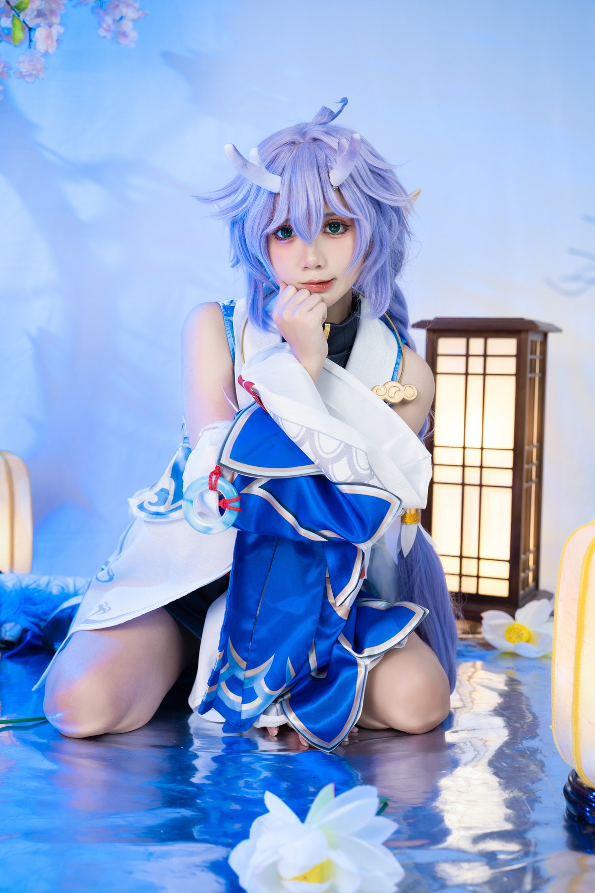PoppaChan Bailu Cosplay Pack (Honkai Star Rail) – 155 Photos 12 Videos 457MB插图4