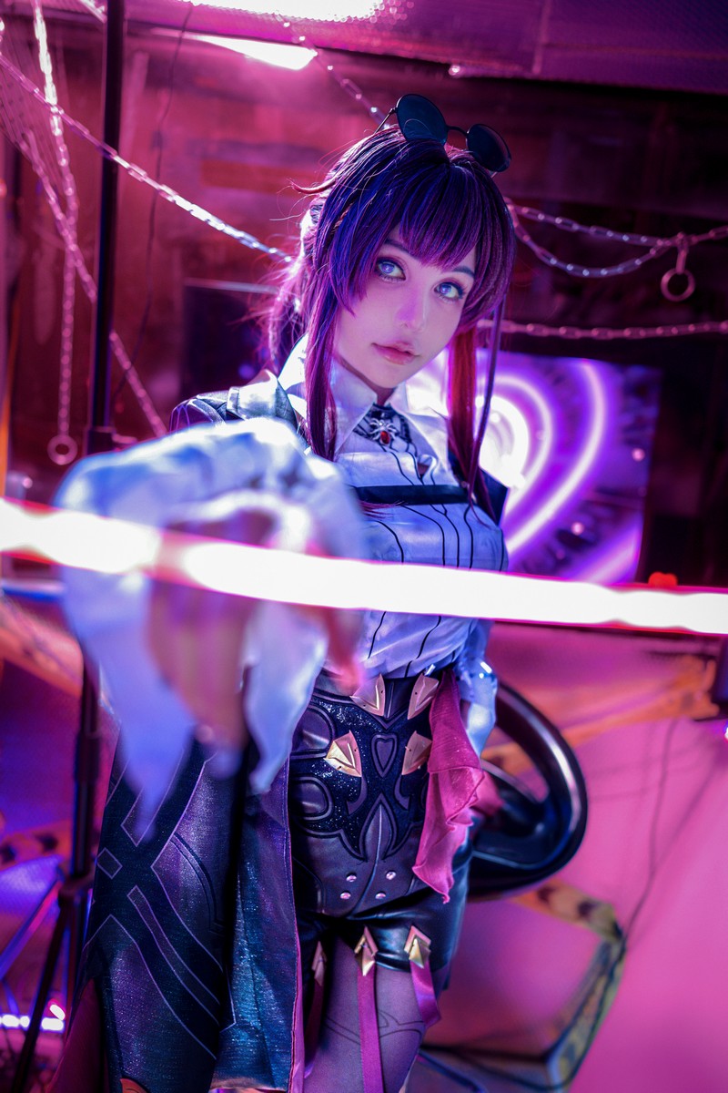 Joyce Lin2x Kafka Cosplay Honkai Star Rail 高清写真 65P插图2
