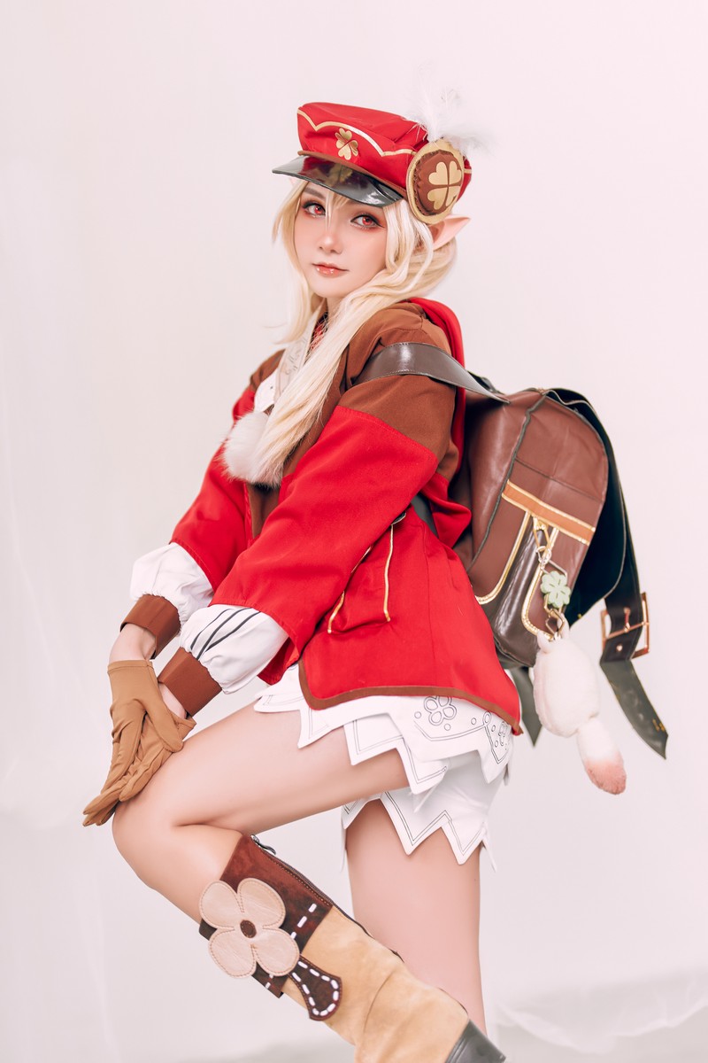 Joyce Lin2x Klee Cosplay Genshin Impact 高清图集 32P