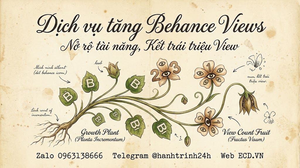 tăng behance views chất lượng tăng lượt xem