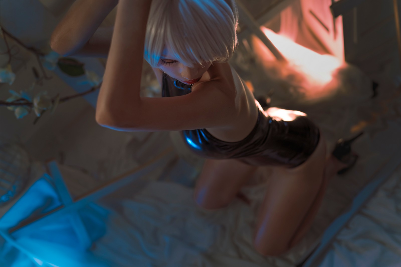 Neko-薇薇 泳衣 Cosplay 写真｜清新夏日风高清图集（35P｜113MB）插图1