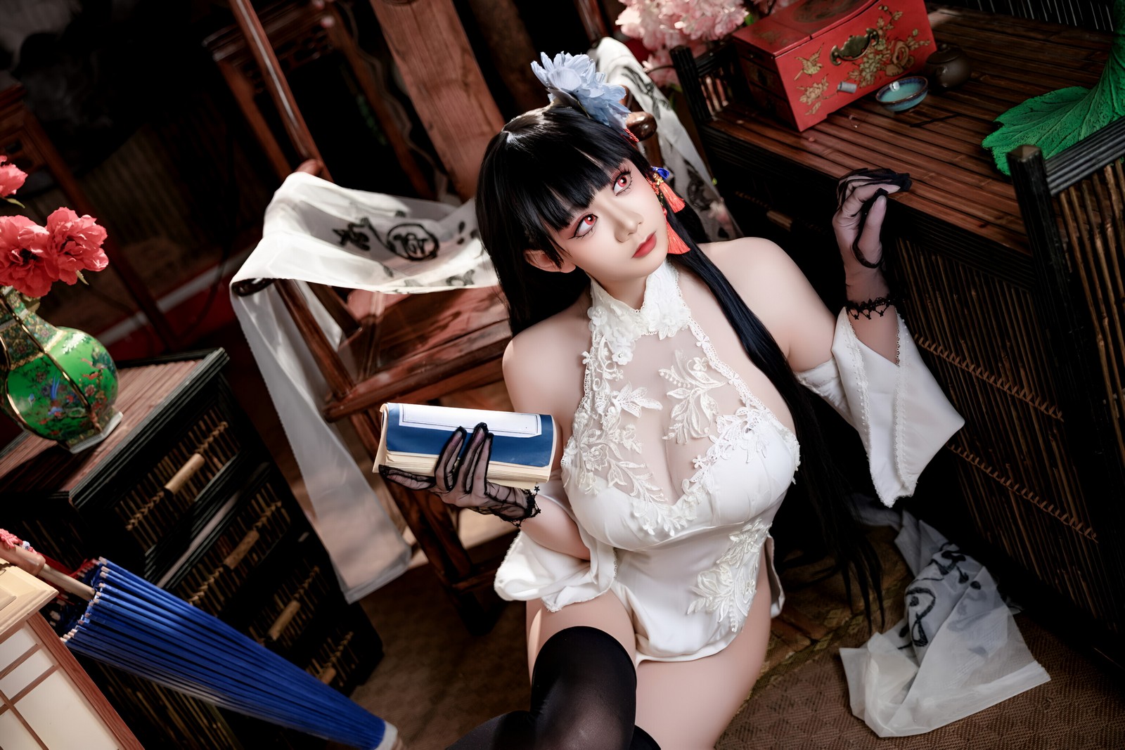 阿雪雪写真逸仙旗袍国风写真（92P+4V / 2.51G）旗袍COS正片插图6