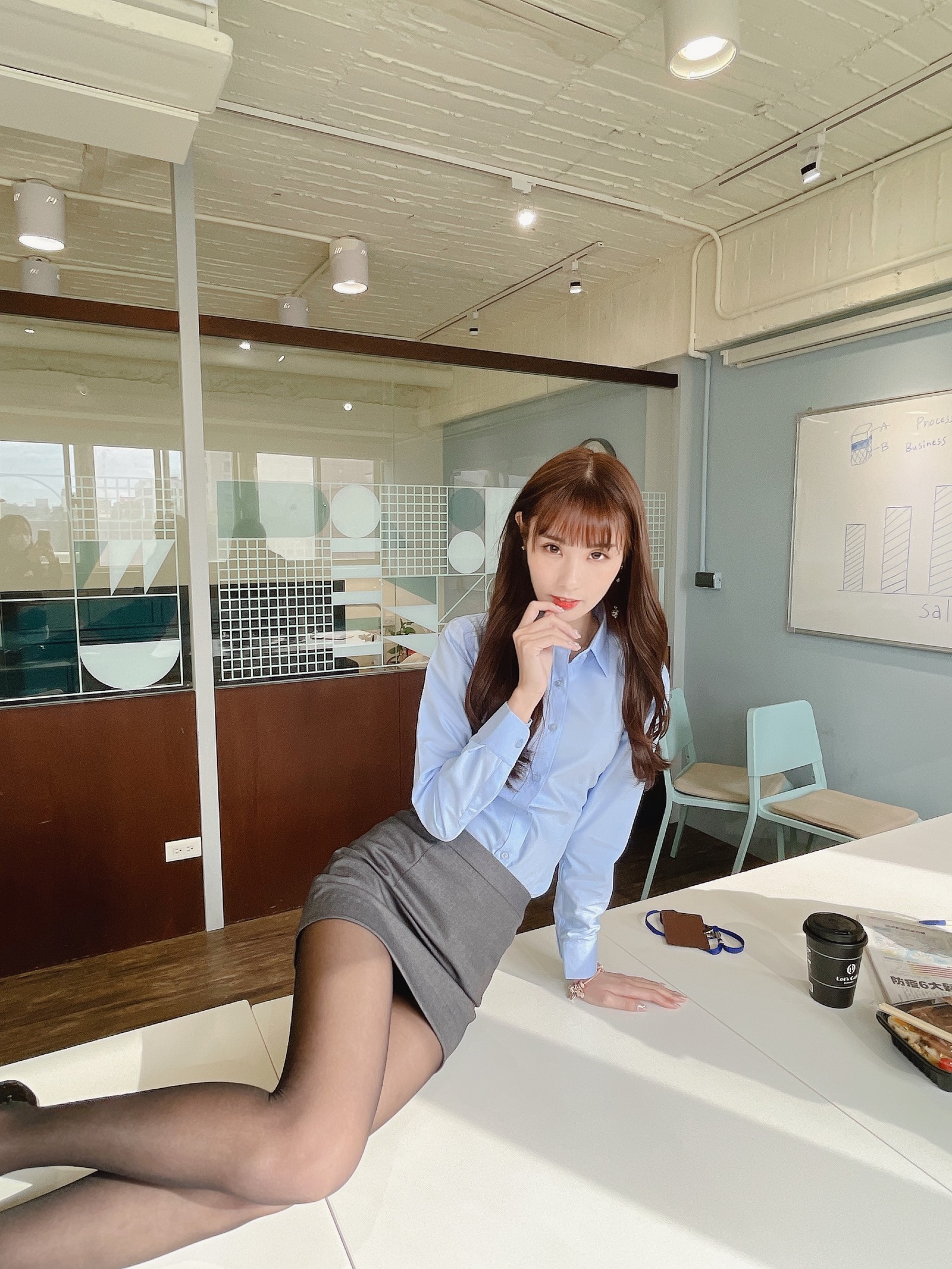 泥泥汝 OL 女郎 B 主题 写真＋视频合集｜高人气职业风作品（350P｜12V｜840MB）插图5