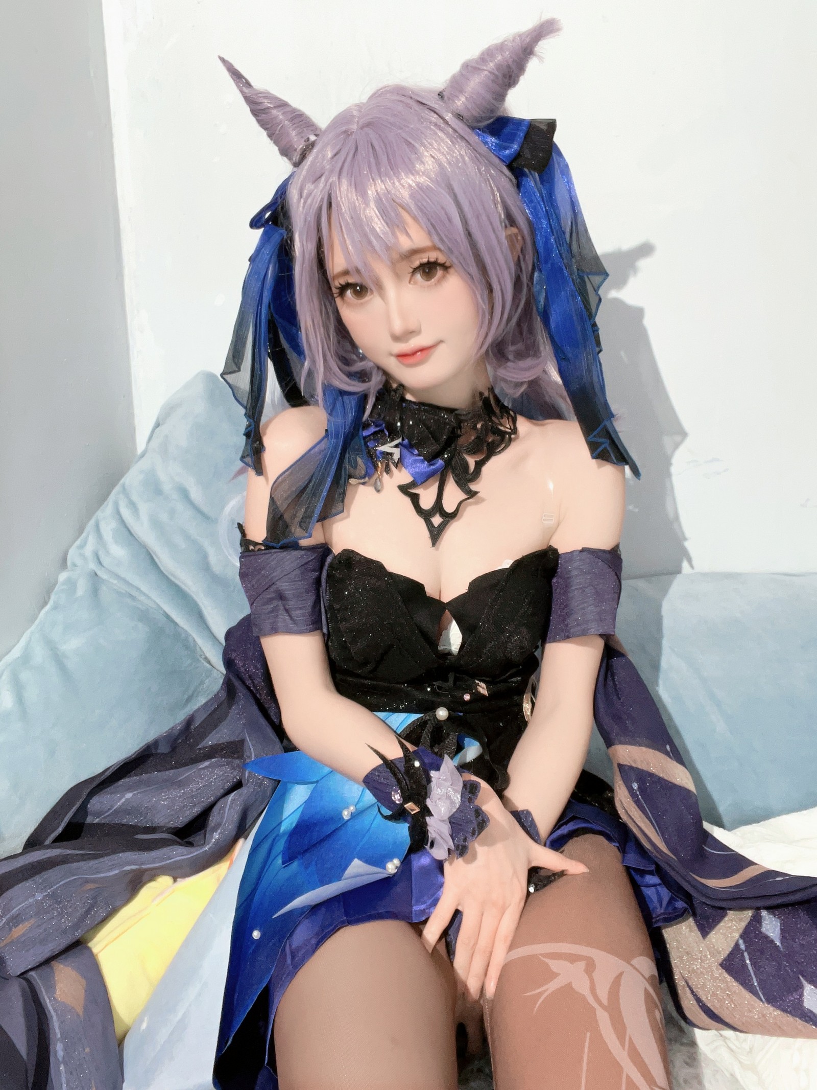 趴趴捣蛋陌 刻晴 Cosplay 写真合集｜原神人气角色 写真＋视频（92P＋1V｜677MB）插图3