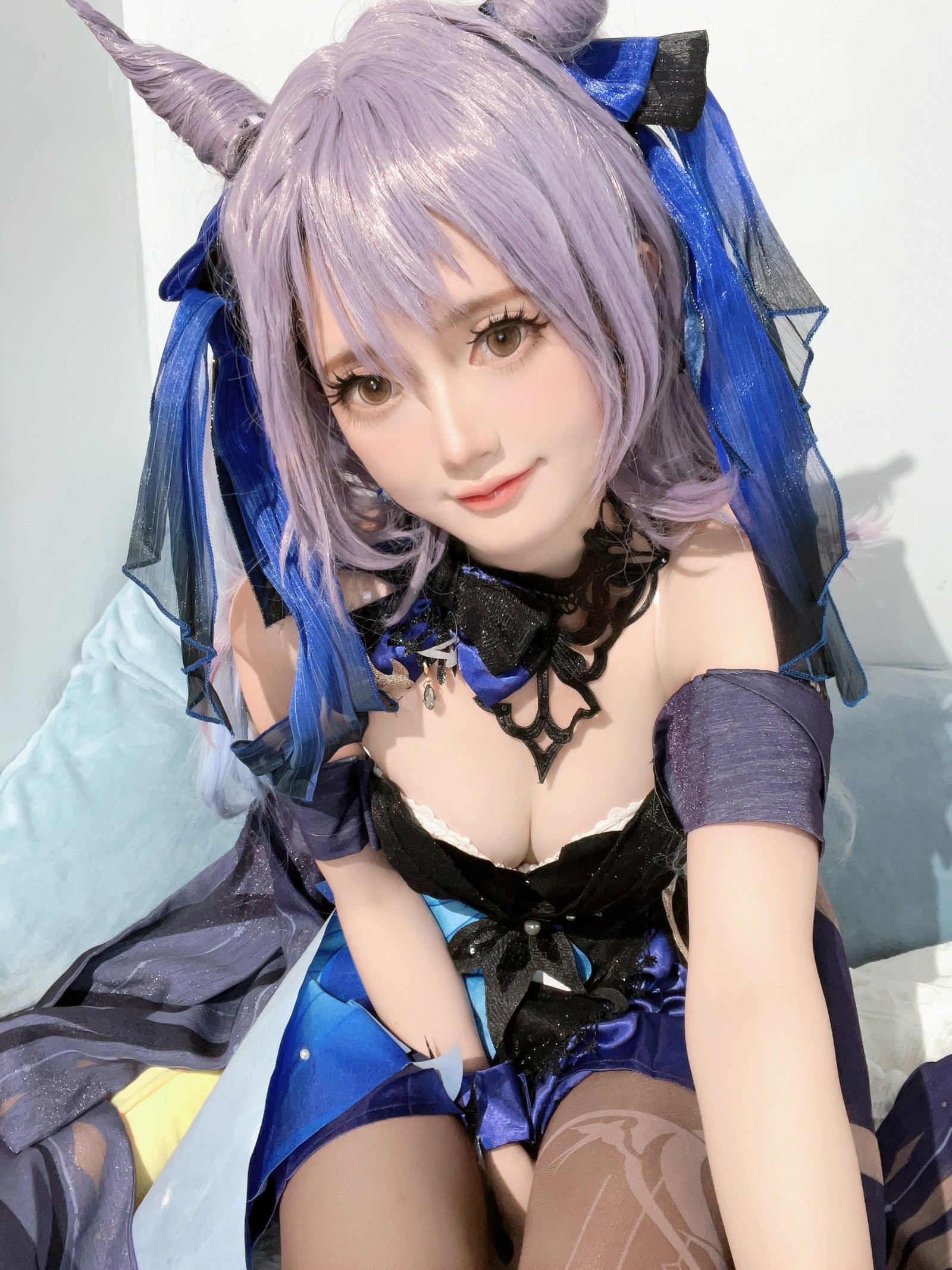 趴趴捣蛋陌 刻晴 Cosplay 写真合集｜原神人气角色 写真＋视频（92P＋1V｜677MB）插图4