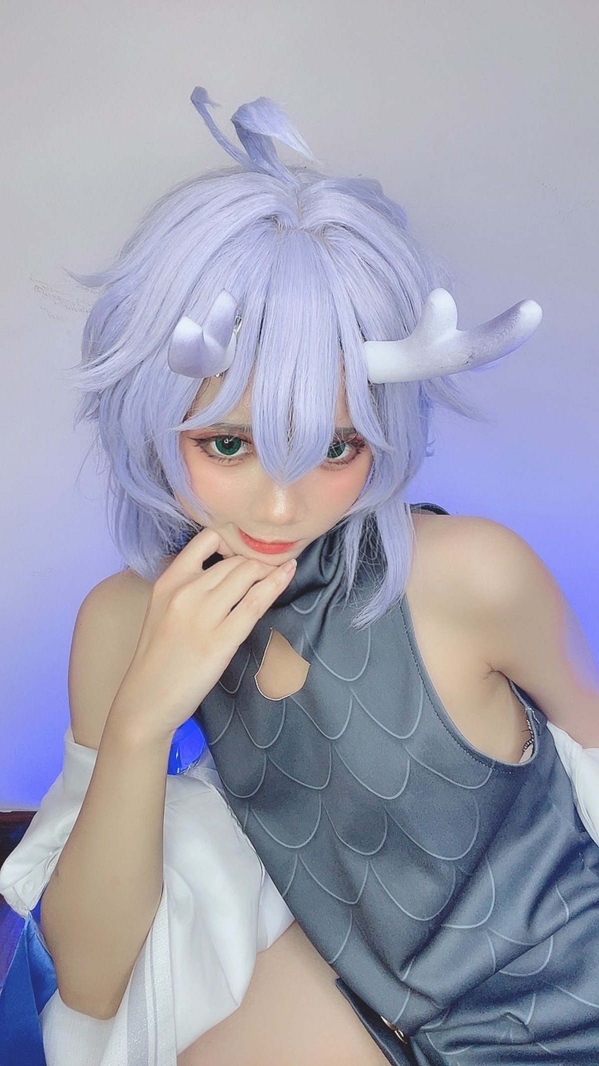 PoppaChan Bailu Cosplay Pack (Honkai Star Rail) – 155 Photos 12 Videos 457MB插图2