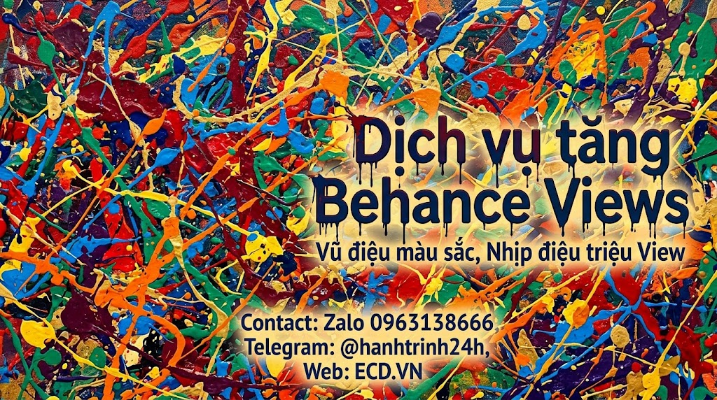 tăng behance views pro adobe behance