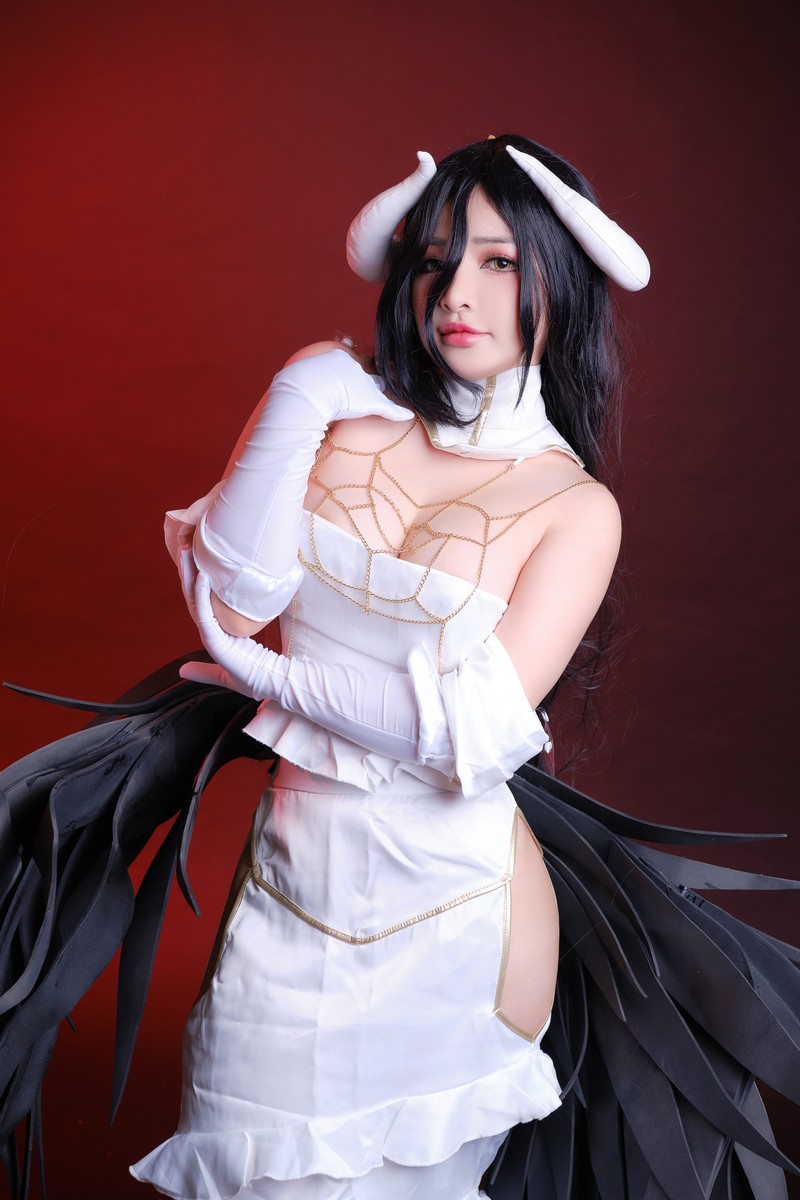 MiMi Chan 雅儿贝德 Albedo Cosplay Overlord 高清写真【12P-23M】插图8