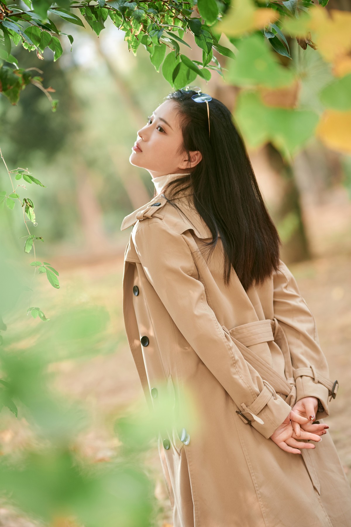 年年nnian 枫叶秋日主题写真 氛围感高清图集插图1