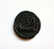 AE22 semi-autónomo de Callatis. KAΛΛATIAN / ΩN. Galera. Siglo III d C. IMG-5968