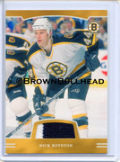 2002-03 BAP First Edition Jerseys #FE-035 [Nick Boynton] [Boston Bruins] [~100] [swatch=white black]