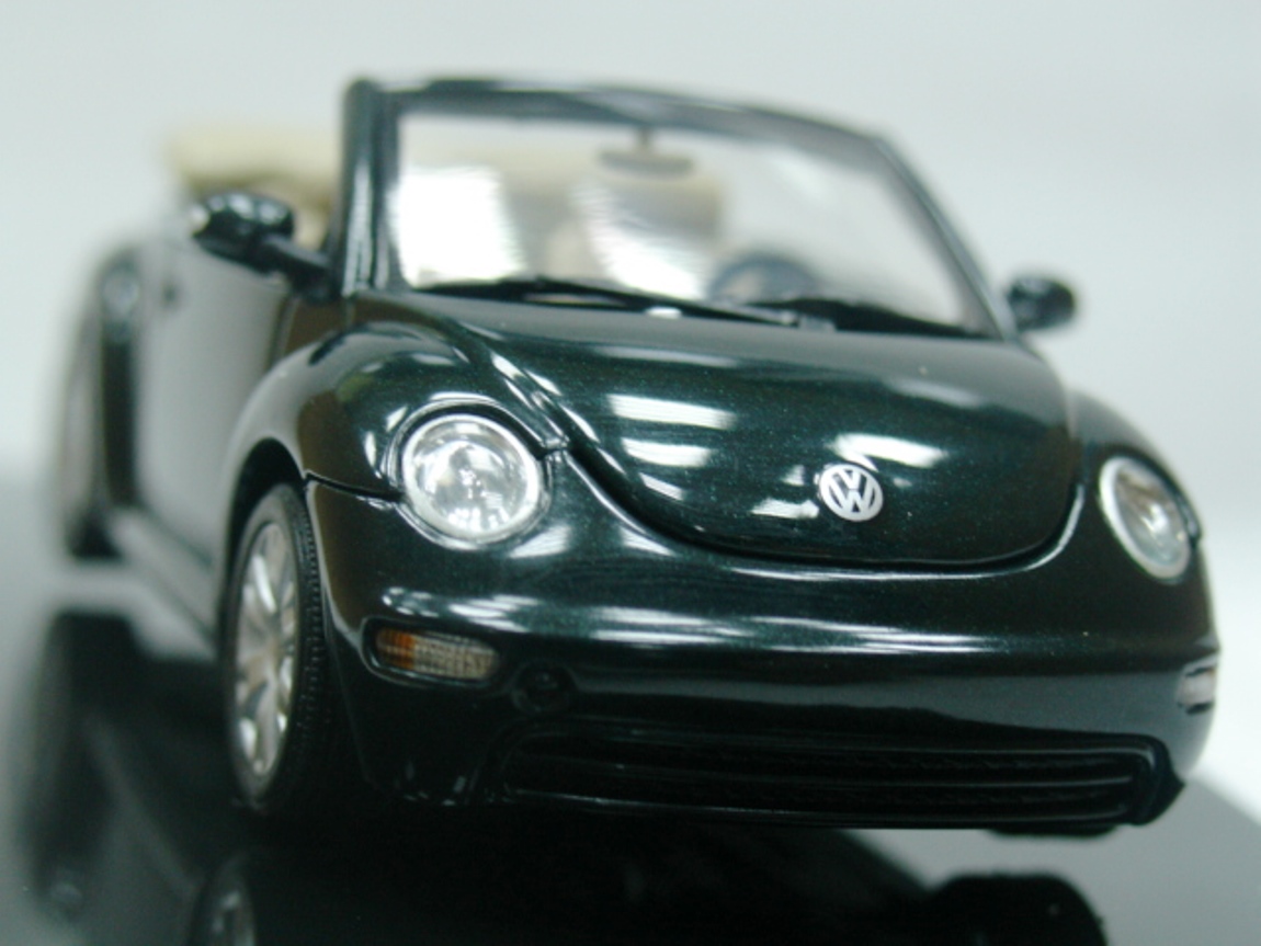【美品】Volkswagen The Beetle Cabriolet 1/43 Volkswagon VW Beetle Convertable Vitesse 1:43 Green