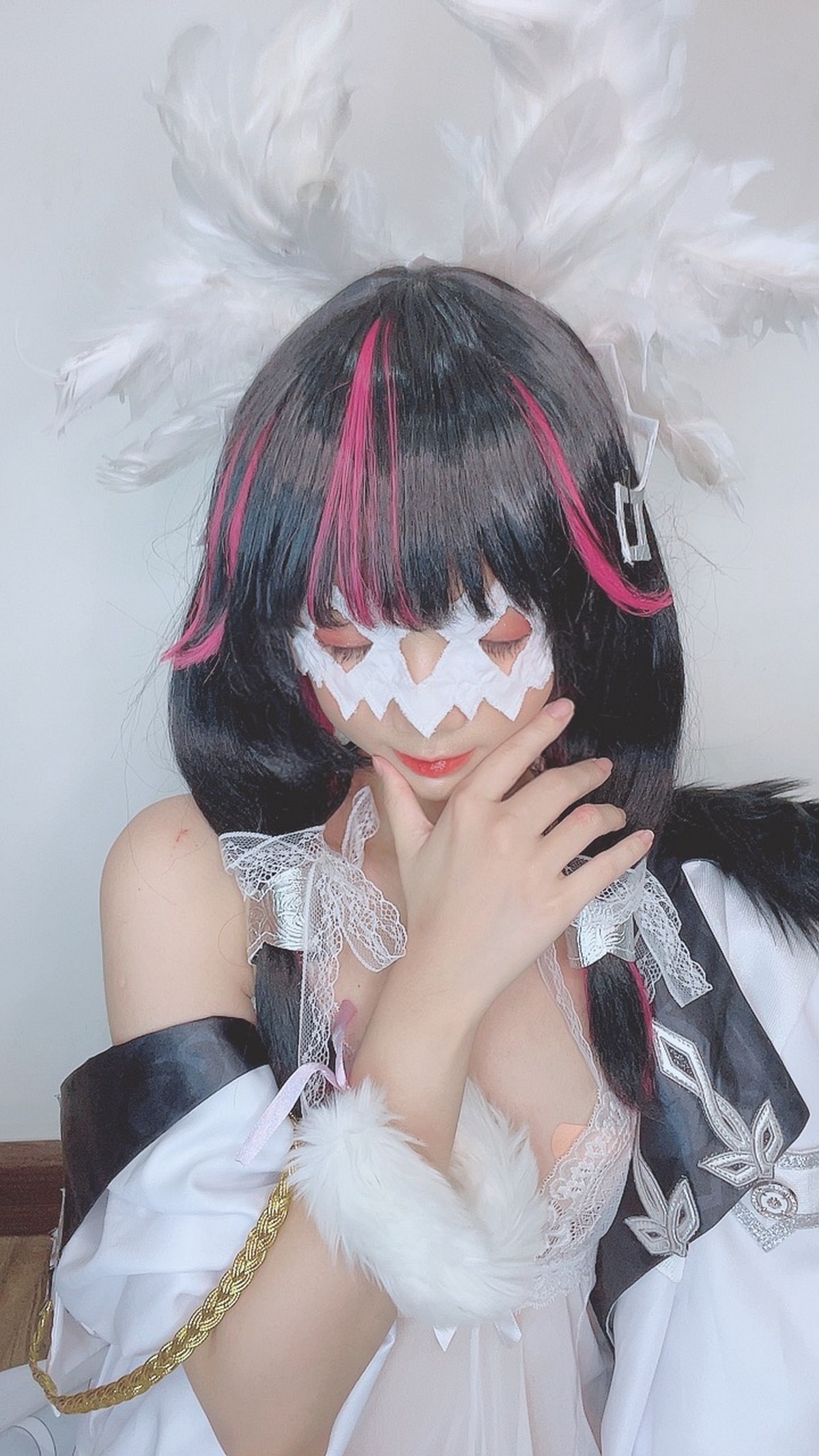 PoppaChan Columbina Cosplay Set (Genshin Impact Fatui) – 146 Photos 346MB插图