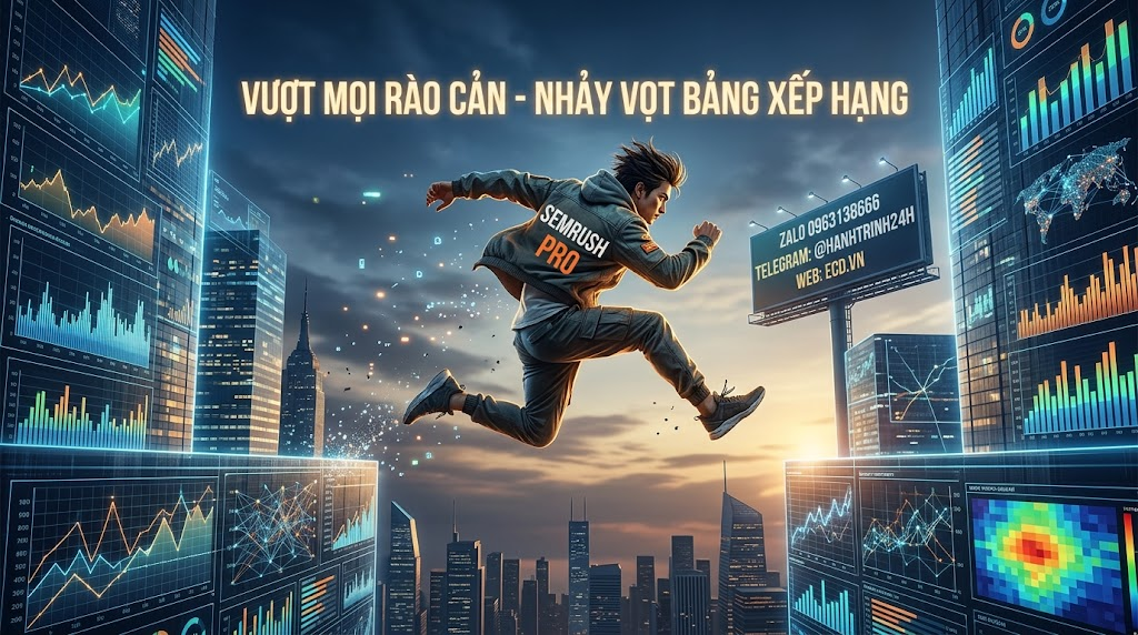 sang tài khoản semrush