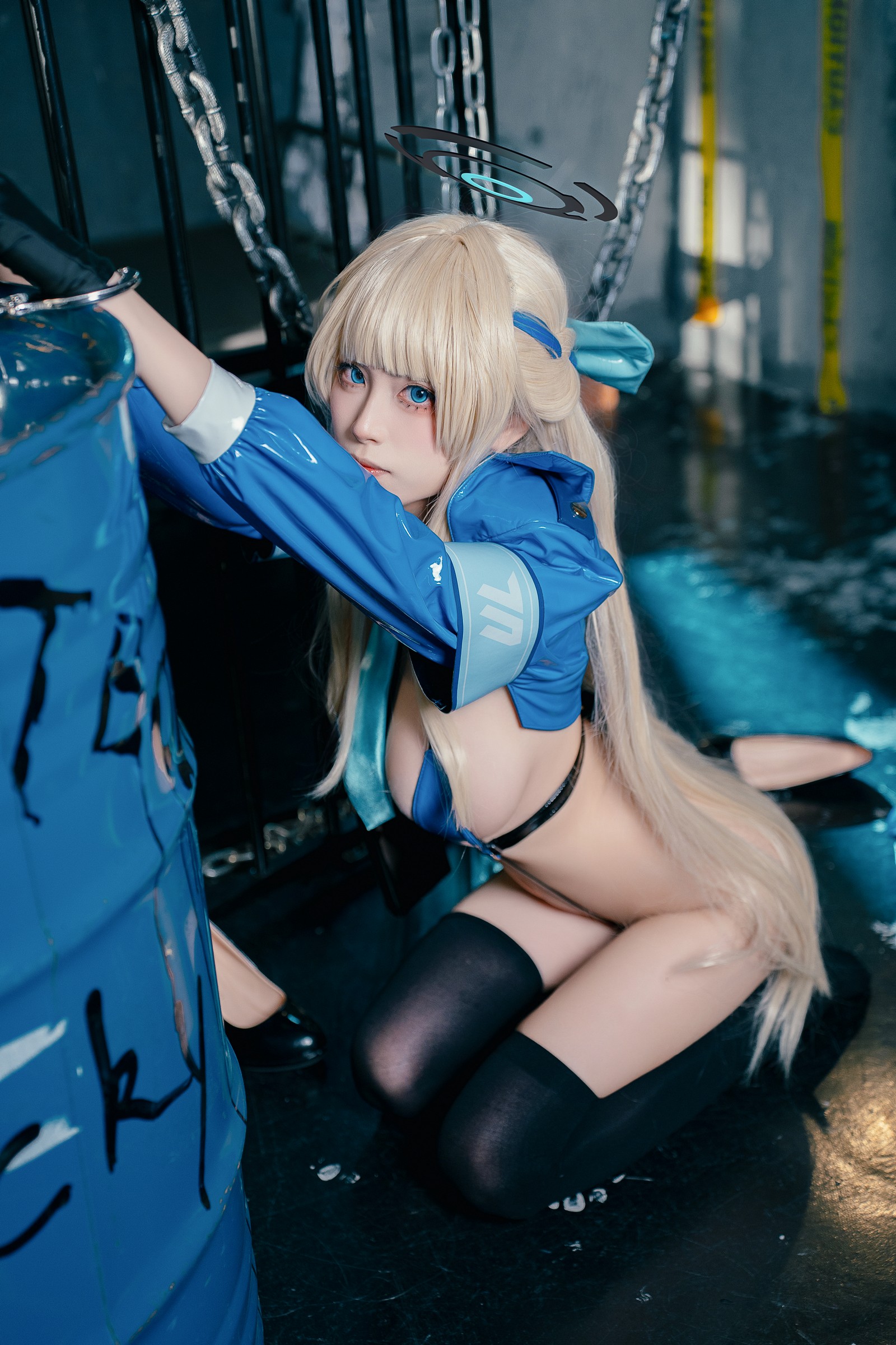 三無人型作品集：蔚蓝档案飞鸟马时女警 COS 高清图集（41P／318.1M）插图8