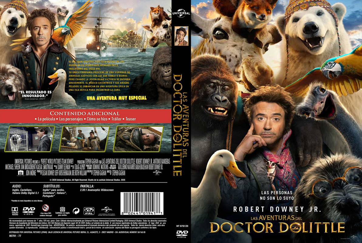 Descargar Dolittle [2020][DVDBD R1][Latino][Remasterizado] en Buena Calidad