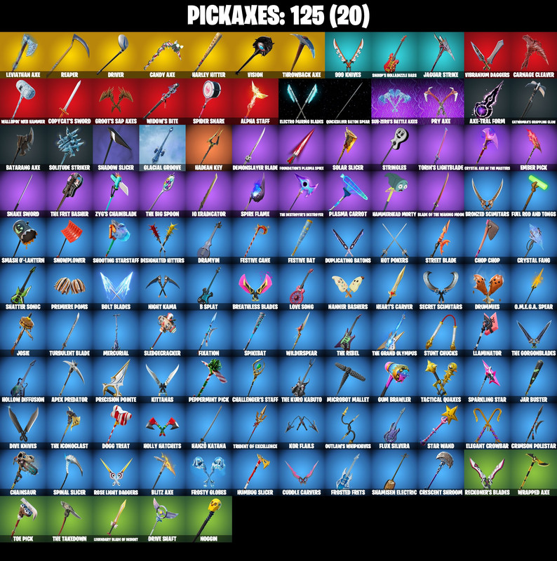 pickaxes comp