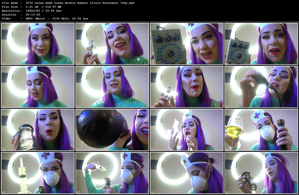0070 Latex Rubb Latex Barbie Rubber Clinic Treatment 720p.mp4