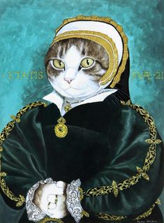 Moggy Thread 3 - Page 10 Holbein-cat-3