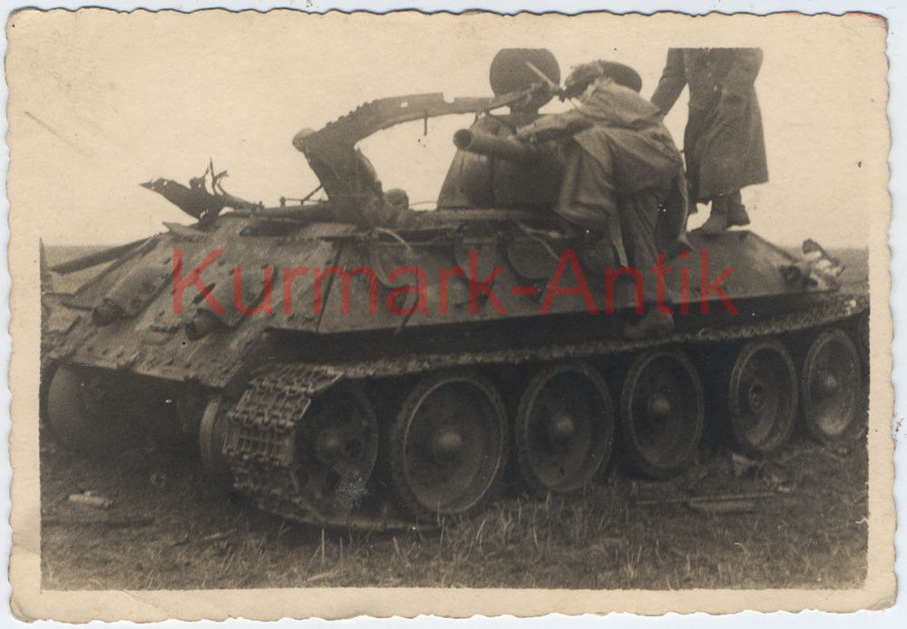 Foto Wehrmacht 3. TK Panzer Div. Stug Sturmgeschütz Russland Beu