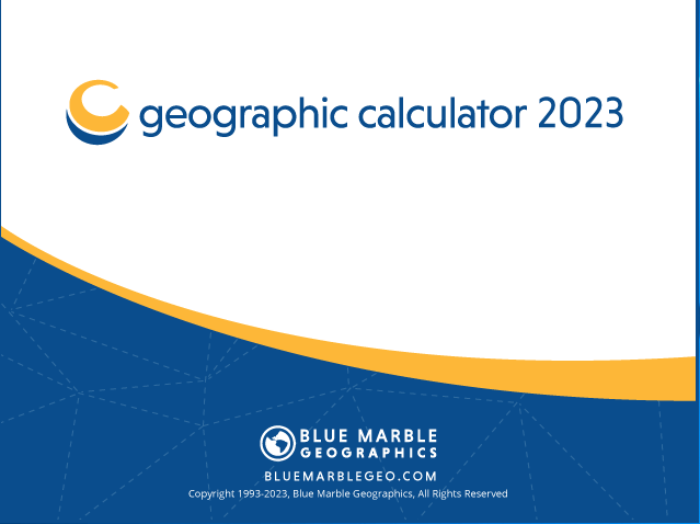 Blue Marble Geographic Calculator 2023 Build 1071 (x64)