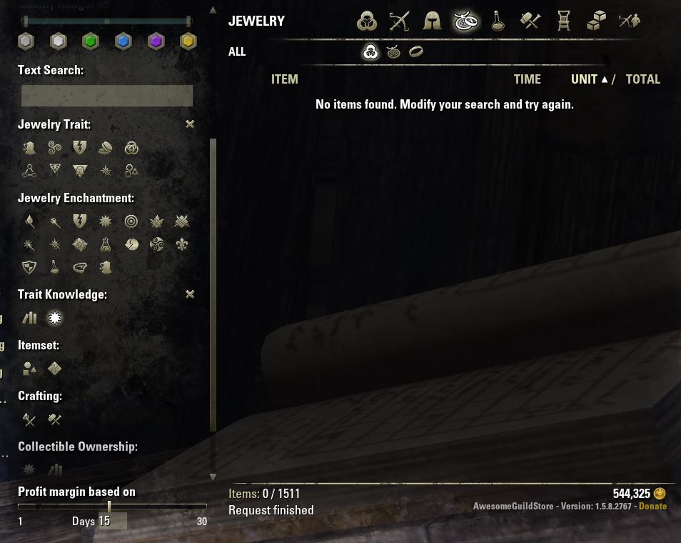 jewelry trait missing