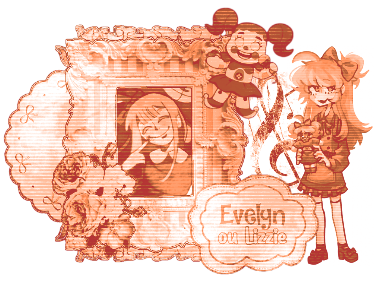 Art by @qighuh on Pinterest & @unknown on app ,, frame by @augiibunnii on Tumblr ,, recoloured by @fennebat on Discord