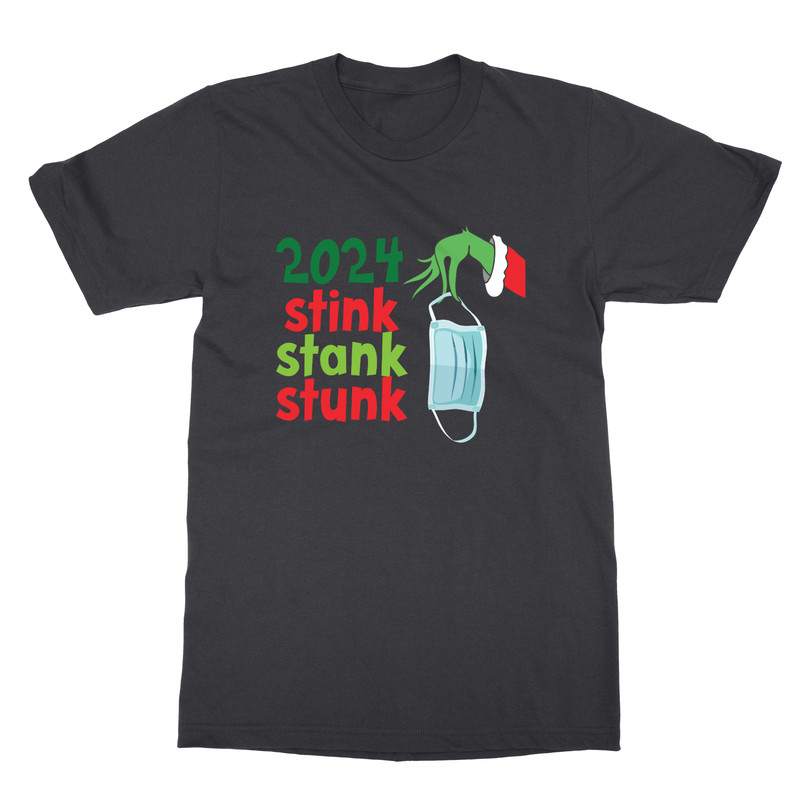 Funny Stink 2024 Merry Christmas Family Holiday Unisex T-Shirt
