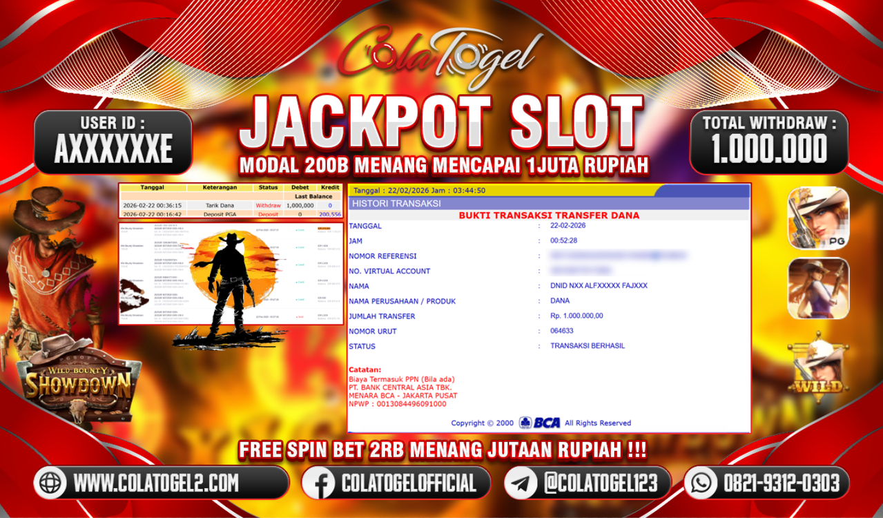 JACKPOT SLOT GACORR!!