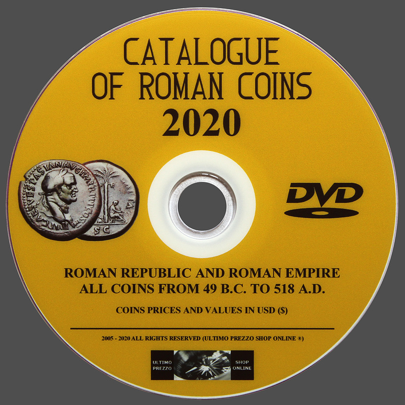 COINS 2020 VALUES AND - FOR DVD OF  CATALOG NEW about IDENTIFYING ROMAN ON Details ROMAN COINS-