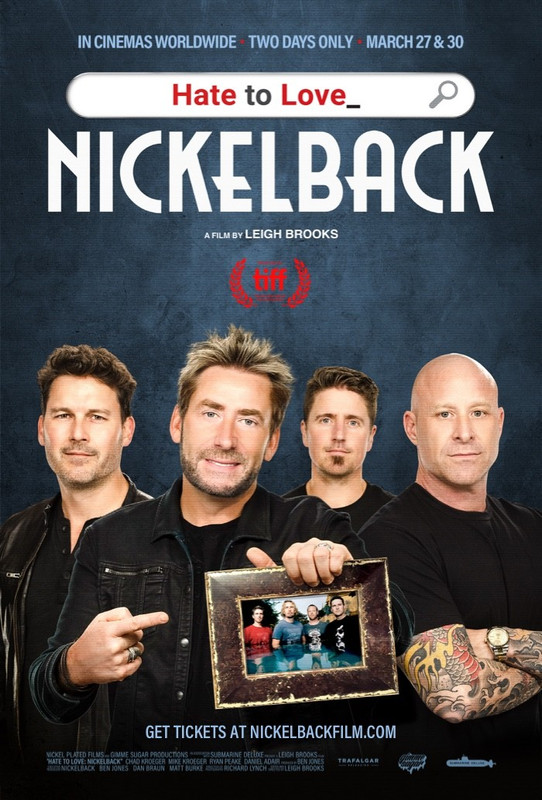Hate to Love Nickelback 2023 Poster