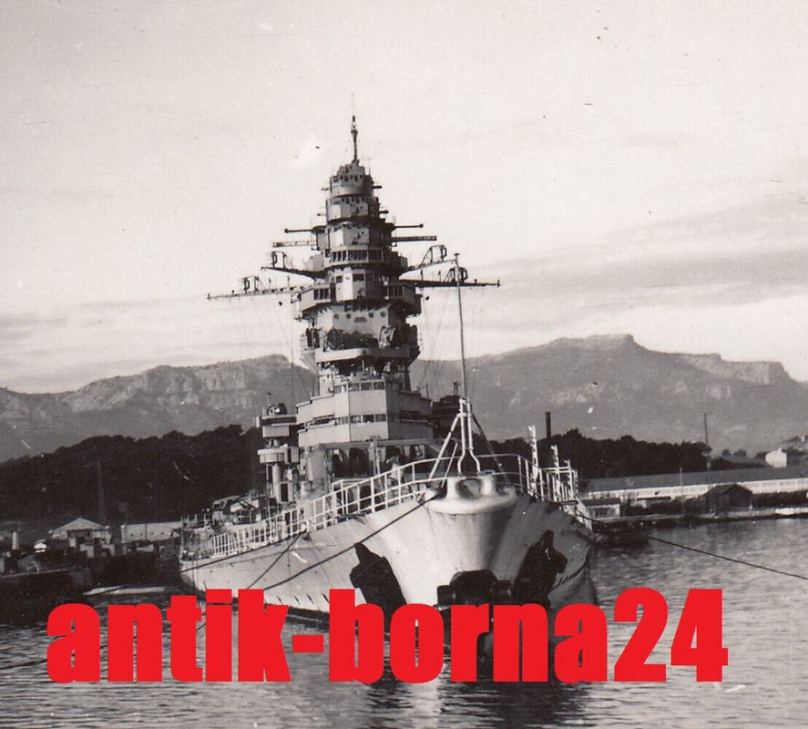 4x Fotos KM Soldat Unternehmen Lila Toulon 1942 Vichy Flotte Schiffe France #116 (2)