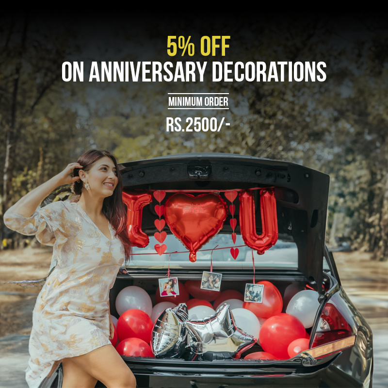 5% discount on Anniversary Decorations use code LOVEFOREVER5
