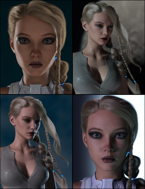 Render RY Xara - Lights, Cameras, and Expressions for Genesis 8.1 Female