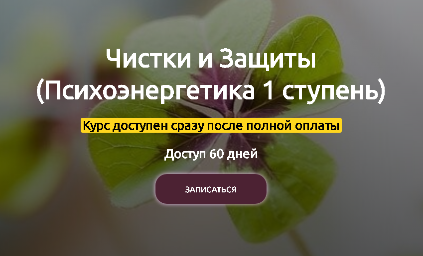 Психоэнергетика. 1 ступень. Чистка и защита (Марина Реснайс)