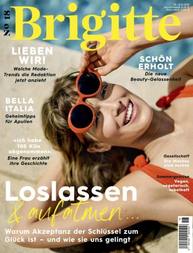 Cover: Brigitte Frauenmagazin No 18 vom 13  August 2025