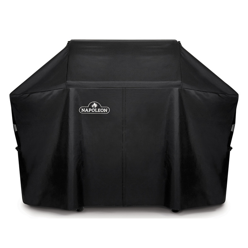 Funda protectora premium Napoleon para parrillas serie Prestige 500 en color negro