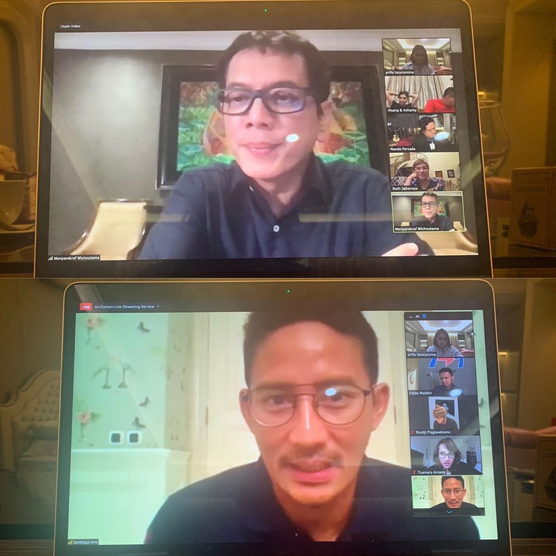 Keseruan video call 6 seleb Tanah Air, lepas kangen dengan #DiRumahAja