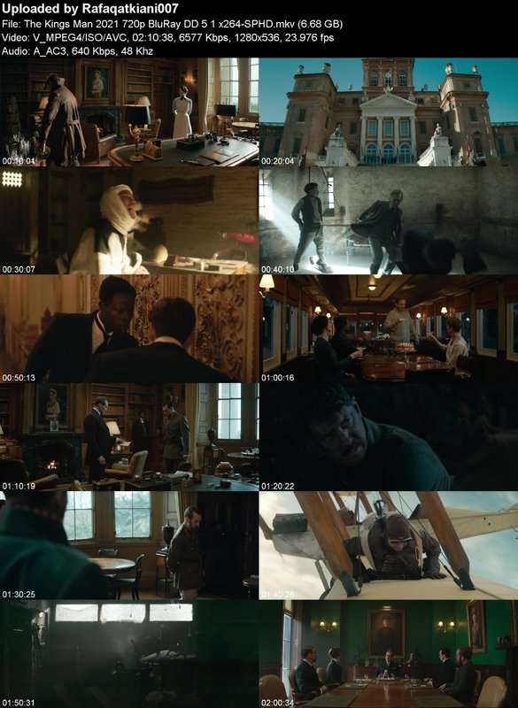 The Kings Man 2021 720p BluRay DD 5 1 x264-SPHD