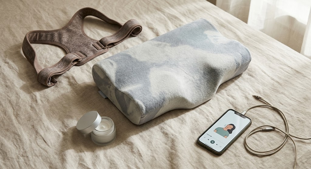 A brace, cervical pillow, neck cream and a stretching app — none of which worked